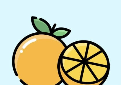kode alam buah jeruk