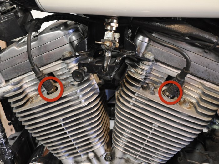 Spark harley sportster plugs wires evolution ifixit